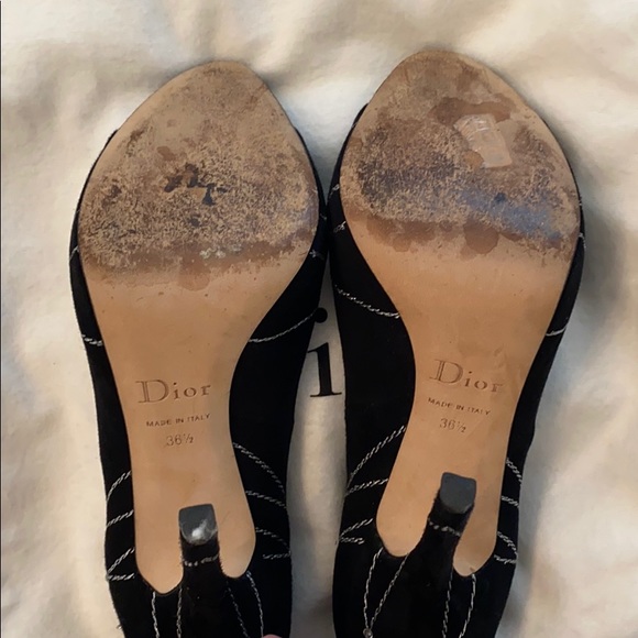 Christian Dior suede & crystal heels size 36.5 - Picture 5 of 8